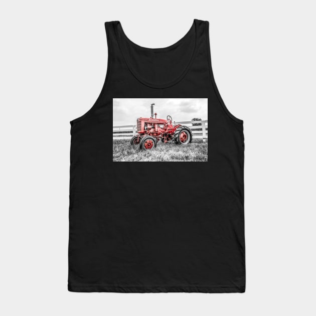 A Tractor Color Isolation Tank Top by Enzwell